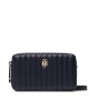 Tommy Hilfiger Дамска чанта Th Timeless Camer Bag Quilted AW0AW13143 Тъмносин - Mera.bg