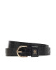 Tommy Hilfiger Дамски колан Essential Effortless 2.5 Croc Go AW0AW17755 Черен - Mera.bg