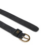 Tommy Hilfiger Дамски колан Essential Effortless 2.5 Nubuck AW0AW15760 Черен - Mera.bg