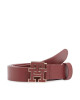 Tommy Hilfiger Дамски колан Th Logo 2.5 AW0AW14936 Кафяв - Mera.bg