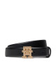 Tommy Hilfiger Дамски колан Th Logo Bombe 2.5 AW0AW16028 Черен - Mera.bg