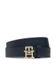 Tommy Hilfiger Дамски колан Th Logo Mono 2.5 AW0AW14622 Тъмносин - Mera.bg
