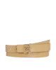 Tommy Hilfiger Дамски колан Th Logo Rev 2.5 AW0AW15898 Бежов - Mera.bg