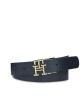Tommy Hilfiger Дамски колан Th Logo Rev 3.0 AW0AW15371 Тъмносин - Mera.bg