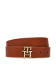 Tommy Hilfiger Дамски колан Th Logo Rev 3.0 AW0AW17247 Кафяв - Mera.bg
