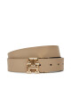 Tommy Hilfiger Дамски колан Th Logo Rev 3.0 AW0AW17247 Тъмносин - Mera.bg