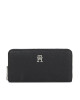 Tommy Hilfiger Дамски портфейл Th Emblem Large Za AW0AW15275 Black BDS - Mera.bg