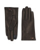 Tommy Hilfiger Дамски ръкавици Essential Flag Leather Gloves AW0AW15360 Черен - Mera.bg