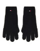 Tommy Hilfiger Дамски ръкавици Flag Fluffy AW0AW17797 Черен - Mera.bg