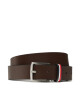 Tommy Hilfiger Детски колан Leather Belt AU0AU01677 Кафяв - Mera.bg