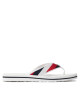 Tommy Hilfiger Джапанки Th Stripy Comfort Beach Sandal FW0FW06446 White YBR - Mera.bg