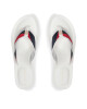 Tommy Hilfiger Джапанки Th Stripy Comfort Beach Sandal FW0FW06446 White YBR - Mera.bg