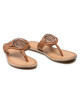 Tommy Hilfiger Джапанки Essential Leather Flat Sandal FW0FW05620 Summer Cognac GU9 - Mera.bg