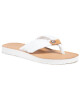 Tommy Hilfiger Джапанки Leather Footbed Beach Sandal FW0FW05677 Ivory YBI - Mera.bg