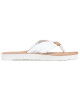 Tommy Hilfiger Джапанки Leather Footbed Beach Sandal FW0FW05677 Ivory YBI - Mera.bg