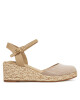 Tommy Hilfiger Еспадрили Chambray Mid Wedge Espad FW0FW08477 Бежов - Mera.bg