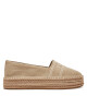 Tommy Hilfiger Еспадрили Denim Platform Espadrille FW0FW08543 Бежов - Mera.bg
