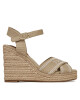 Tommy Hilfiger Еспадрили Espad High Wedge FW0FW08668 Бежов - Mera.bg
