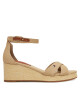 Tommy Hilfiger Еспадрили Flag Criss-Cros Mid Wedge Espad FW0FW08481 Бежов - Mera.bg