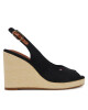 Tommy Hilfiger Еспадрили Flag High Wedge Espad Slingback FW0FW08597 Черен - Mera.bg