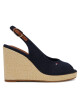 Tommy Hilfiger Еспадрили Flag High Wedge Espad Slingback FW0FW08597 Тъмносин - Mera.bg