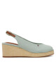 Tommy Hilfiger Еспадрили Flag Mid Wedge Espad Slingback FW0FW08595 Светлосиньо - Mera.bg