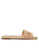 Tommy Hilfiger Еспадрили Knit Mesh Espadrille Flat Sandal FW0FW08744 Бежов - Mera.bg
