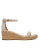 Tommy Hilfiger Еспадрили Suede Ankle Mid Wedge Espadrille FW0FW08479 Бежов - Mera.bg