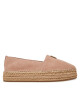 Tommy Hilfiger Еспадрили Suede Platform Espadrille FW0FW08586 Бежов - Mera.bg