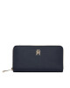 Tommy Hilfiger Голям дамски портфейл AW0AW17089 Тъмносин - Mera.bg