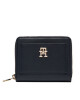 Tommy Hilfiger Голям дамски портфейл Distinct Med Za AW0AW16722 Тъмносин - Mera.bg