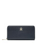 Tommy Hilfiger Портфейл Emblem AW0AW15181 Тъмносин - Mera.bg