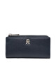 Tommy Hilfiger Голям дамски портфейл Life Large Za AW0AW14643 Тъмносин - Mera.bg