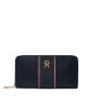Tommy Hilfiger Голям дамски портфейл Poppy Lrg Za Corp AW0AW17271 Тъмносин - Mera.bg