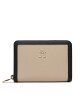 Tommy Hilfiger Голям дамски портфейл Th Central Cc And Coin White Clay / Black 0F4 - Mera.bg