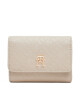Tommy Hilfiger Голям дамски портфейл Th Distinct Trifold Wallet Mono AW0AW17257 Екрю - Mera.bg