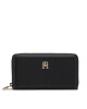 Tommy Hilfiger Голям дамски портфейл Th Essential S Large Za AW0AW15749 Черен - Mera.bg