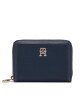 Tommy Hilfiger Голям дамски портфейл Th Essential S Med Za AW0AW15754 Тъмносин - Mera.bg