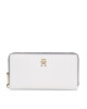 Tommy Hilfiger Голям дамски портфейл Th Essential Sc Large Za Corp AW0AW16094 Бял - Mera.bg