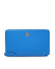 Tommy Hilfiger Голям дамски портфейл Th Travel Travel Wallet AW0AW14811 Син - Mera.bg