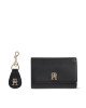 Tommy Hilfiger Компелкт портфейл и ключодържател Med Flap Wallet W Keyfob AW0AW15663BDS Черен - Mera.bg