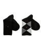 Tommy Hilfiger Комплект 2 чифта дълги чорапи дамски 443016001 200 Black 35/38 - Mera.bg