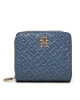 Tommy Hilfiger Малък дамски портфейл Distinct AW0AW16580 Син - Mera.bg