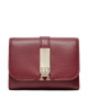 Tommy Hilfiger Малък дамски портфейл Th Heritage Med AW0AW16579 Бордо - Mera.bg