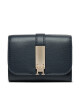 Tommy Hilfiger Малък дамски портфейл Th Heritage Med AW0AW16579 Тъмносин - Mera.bg