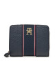 Tommy Hilfiger Малък дамски портфейл Th Legacy Med Za AW0AW16924 Тъмносин - Mera.bg