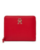 Tommy Hilfiger Малък дамски портфейл Th Logotape Med Za AW0AW17408 Червен - Mera.bg
