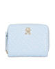 Tommy Hilfiger Малък дамски портфейл Th Refined Med Za Mono AW0AW15755 Светлосиньо - Mera.bg