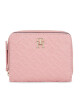 Tommy Hilfiger Малък дамски портфейл Th Refined Med Za Mono AW0AW15755 Розов - Mera.bg