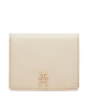 Tommy Hilfiger Малък дамски портфейл Th Spring Chic Med Bifold Wallet AW0AW16011 Екрю - Mera.bg